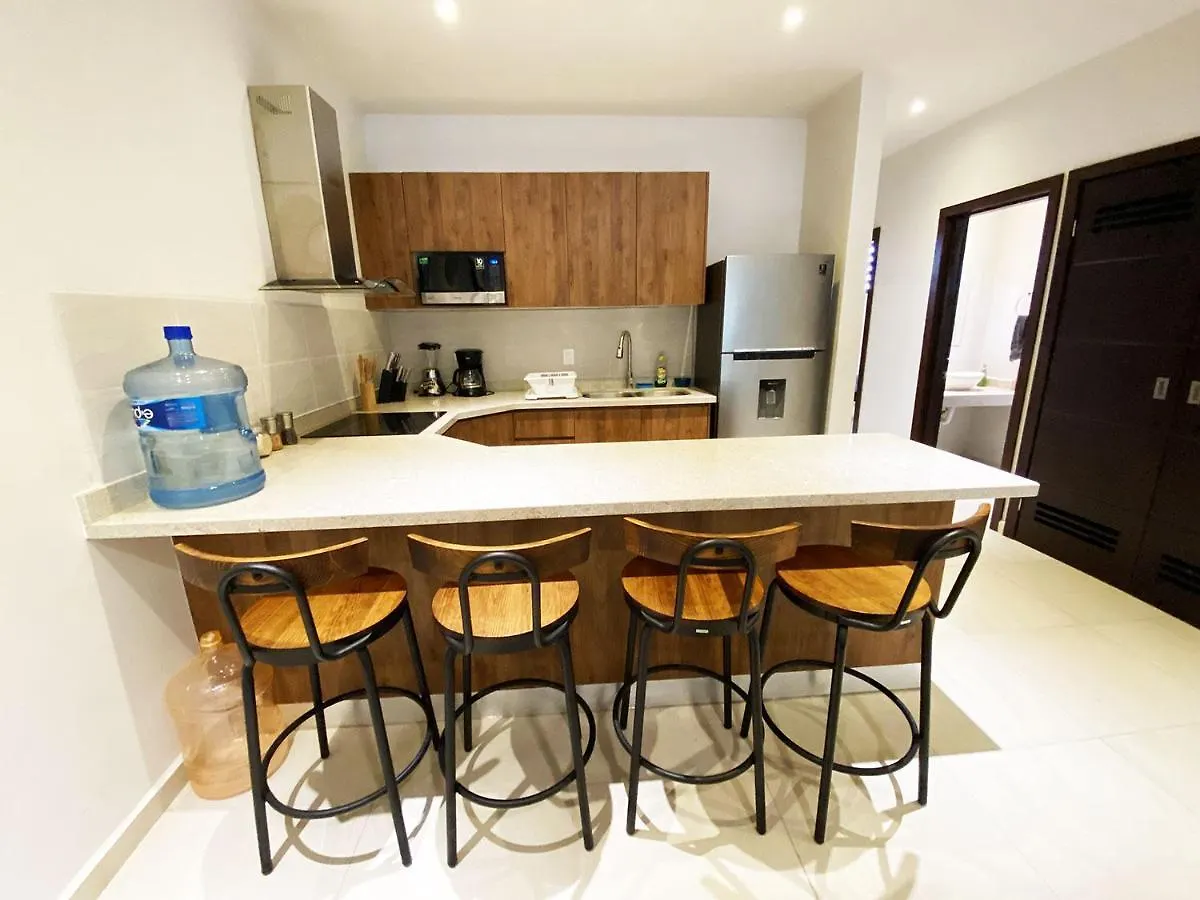 Departamento Brisa Tropical En Residencial De Lujo Lejlighed Playa del Carmen