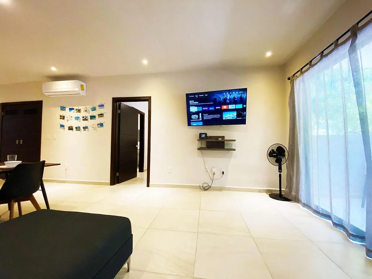 Departamento Brisa Tropical En Residencial De Lujo Lejlighed Playa del Carmen