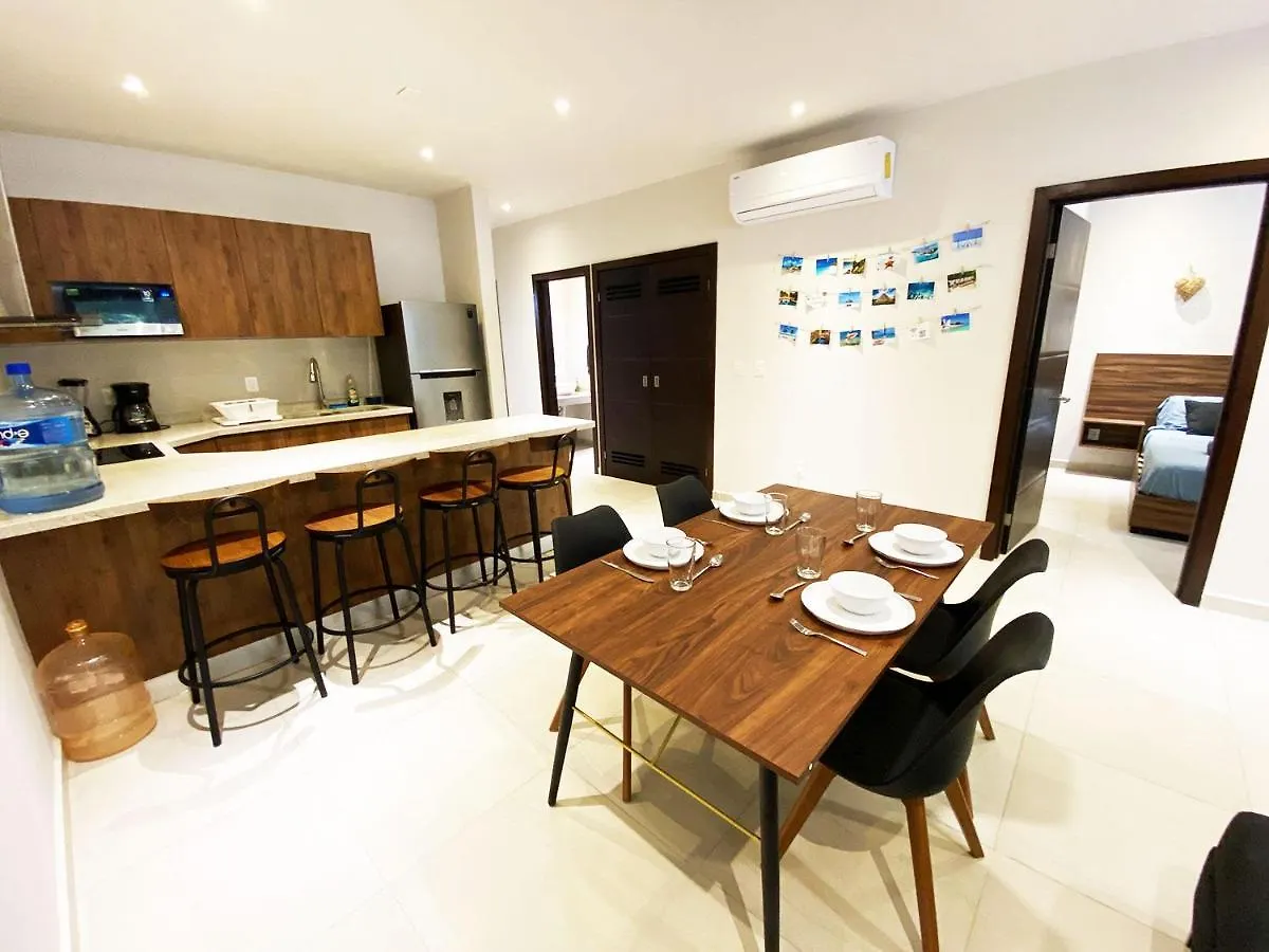 Departamento Brisa Tropical En Residencial De Lujo Lejlighed Playa del Carmen