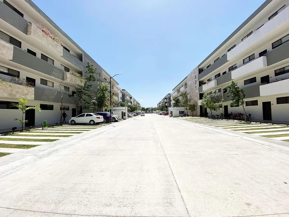 Departamento Brisa Tropical En Residencial De Lujo Lejlighed Playa del Carmen