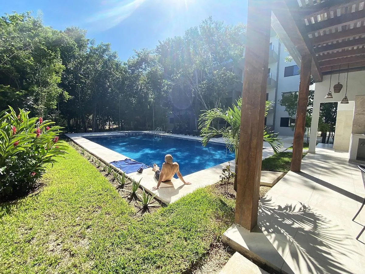 Departamento Brisa Tropical En Residencial De Lujo Lejlighed Playa del Carmen 0*,