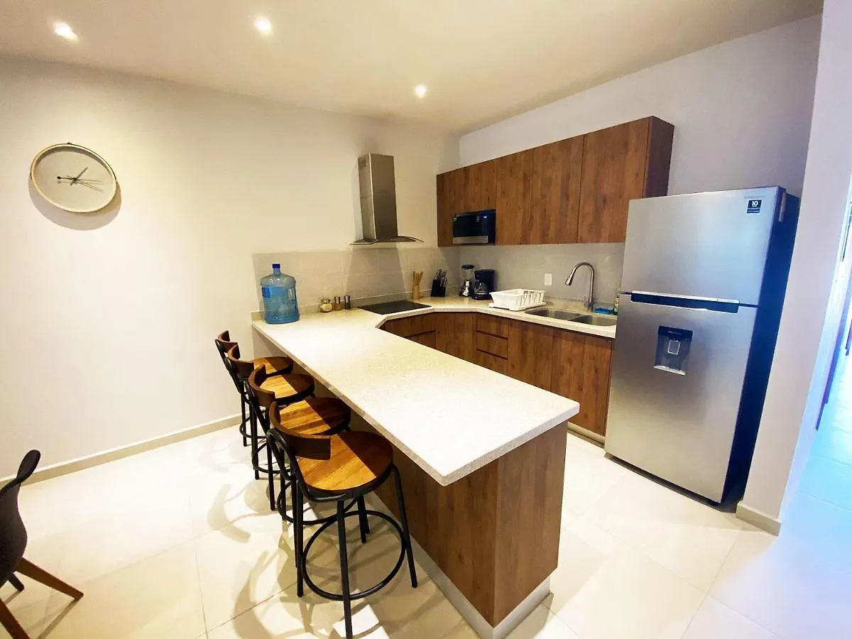 Departamento Brisa Tropical En Residencial De Lujo Lejlighed Playa del Carmen