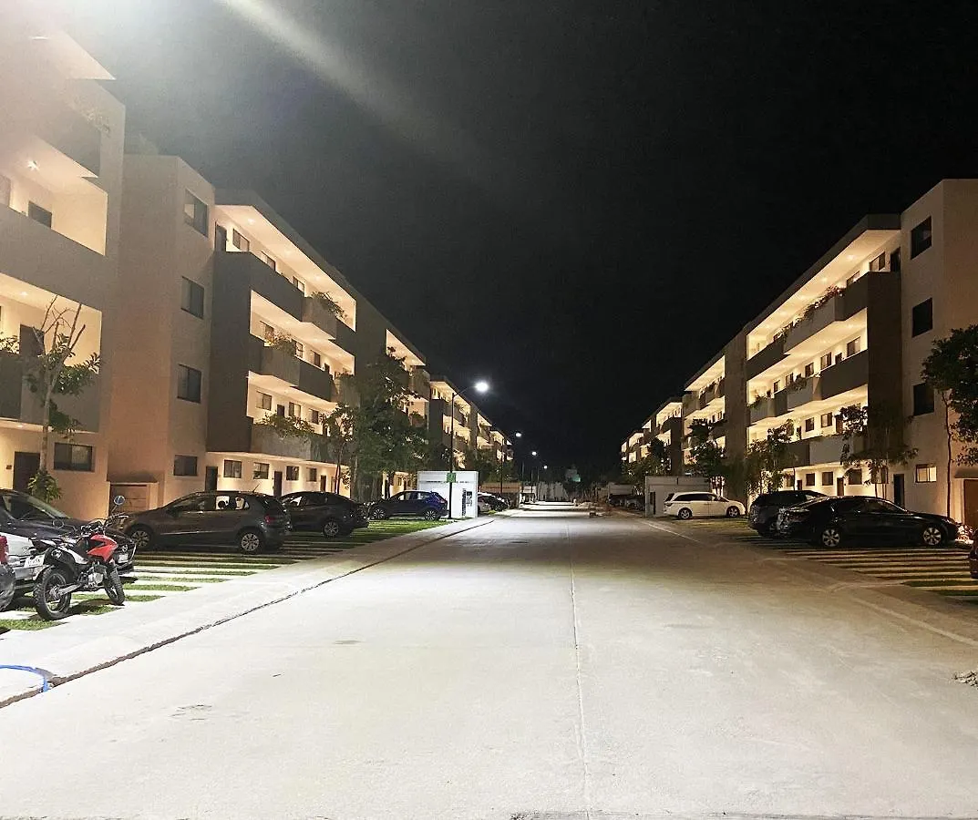 Departamento Brisa Tropical En Residencial De Lujo Lejlighed Playa del Carmen