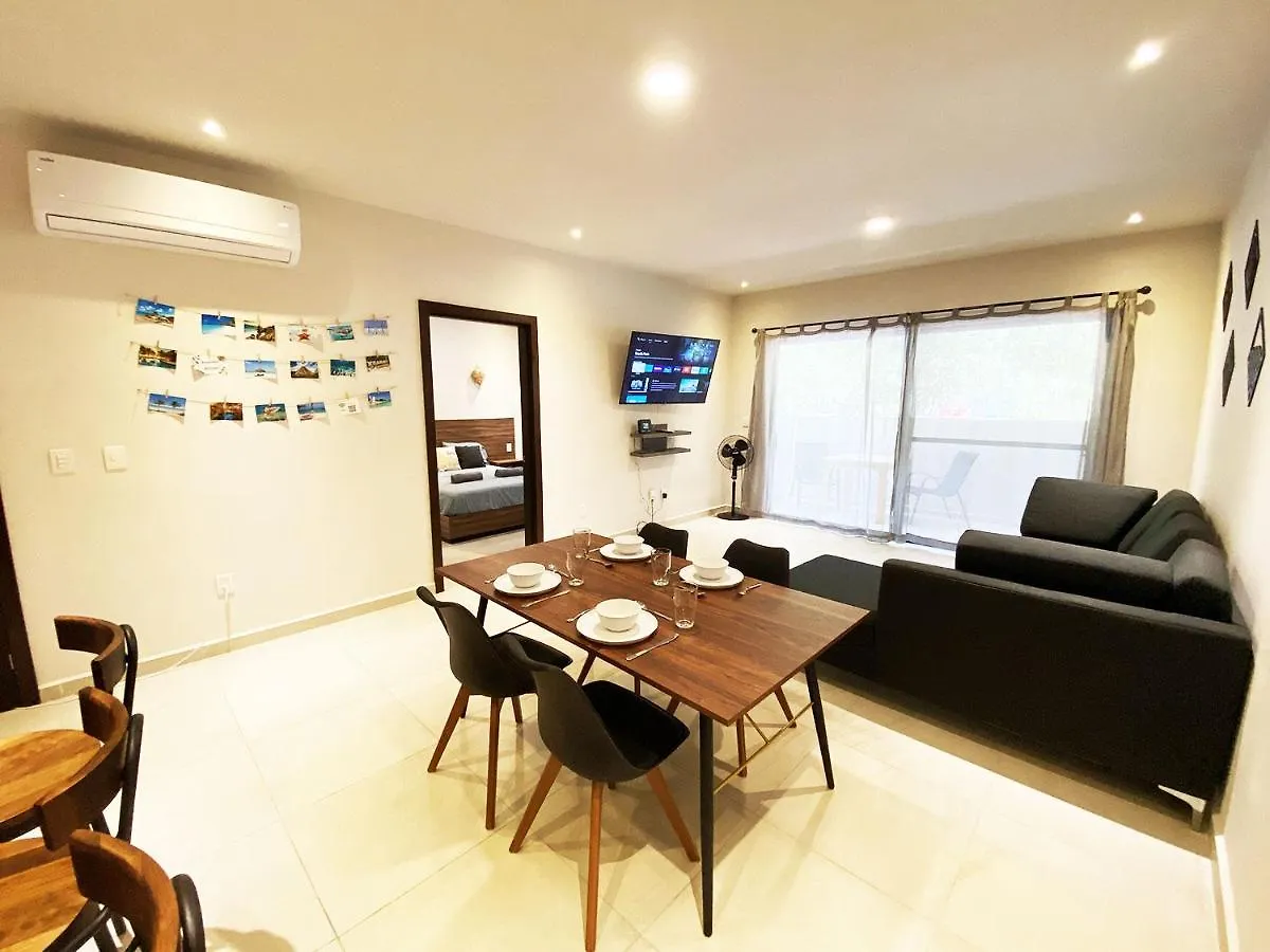 Appartement Departamento Brisa Tropical En Residencial De Lujo à Playa del Carmen 0*,  Mexique